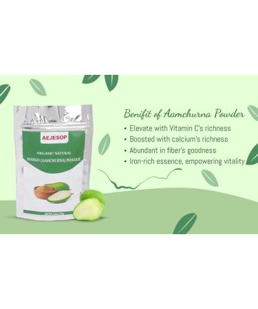 AEJESOP Dry Mango Powder Organic Natural Aamchur 100g - Buy Online on GoSupps.com