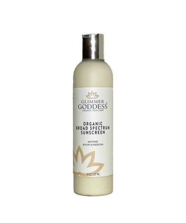 Glimmer Goddess Organic Sunscreen - Reef-Safe SPF 40+ | Vegan & Cruelty-Free | 8 oz Broad Spectrum Protection - Buy Online on GoSupps.com