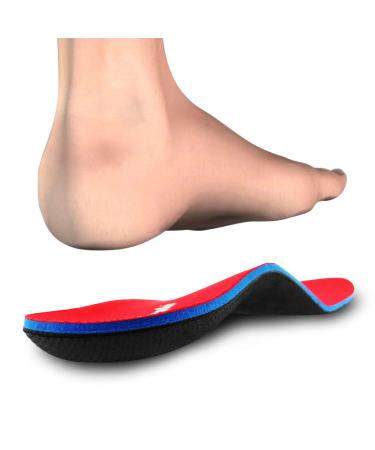 PCSsole Orthotic Arch Support Shoe Inserts Insoles for Flat Feet,Feet Pain,Plantar Fasciitis,Insoles for Men and Women Mens 10-10 1/2 | Womens 12-12 1/2 (11.42 Inch)