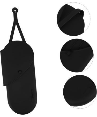 Healeved Curling Iron Storage Bag Curling Iron Case Hair Iron Silicone Bag Silicone Curling Iron Bag Universal Curling Iron Bag Hair Styling Bag Hair Curling Iron Pouch Hair Curler Pouch 29.50X13.50X2.00CM Black - Buy Online on GoSupps.com