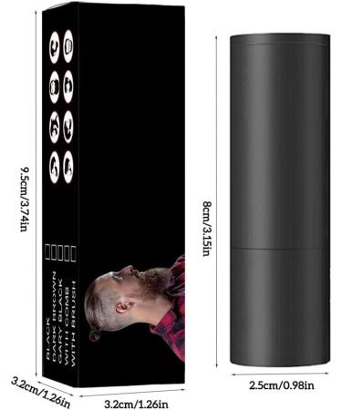 Hommes barbe instantan ment remplissage poudre cheveux patchs rehausseur coloration couverture maquillage maison voyage stylo teinture accessoires Noir - Buy Online on GoSupps.com