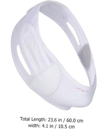 DOITOOL 1pc Face Shaping Belt Facial Slimming Chin Lift Belt Professional -lift Strap V Line Lifting Belt Facial Beauty Supply Women v Line Strap White Far Fabric - Buy Online on GoSupps.com