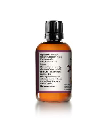 Mayan's Secret Passion Fruit Seed Oil - 100% Pure, Natural & Cold Pressed - Buy Online on GoSupps.com