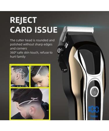 Buy 2023 Hair Clippers | Rechargeable Wireless Trimmer & Electric Shaver with LCD Display | EU Plug - Best for Men - Buy Online on GoSupps.com