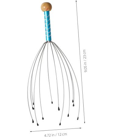 Buy Minkissy 6-Piece Stainless Steel Scalp Massage Tool Set - Octopus Hand Massager & Dual Trigger Point Scraper for Ultimate Relaxation - Buy Online on GoSupps.com