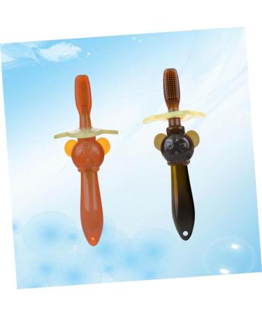 Buy Healvian 2-in-1 Baby Toothbrush for Toddlers | Soft Bristles & Fun Design for Kids - Buy Online on GoSupps.com