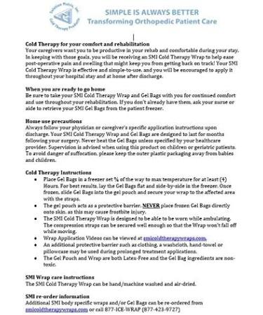 Solution Matrix Knee Wrap Kit - Reusable Cold Gel Pack for Knee Pain Relief | Universal Size for Superior Compression | 3 Hour+ Relief - Buy Online on GoSupps.com