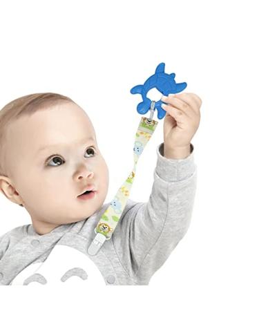 Pack of 5 Multi-Colored Baby Pacifier Clips & Washable Holders - Durable Pacifier Chains for Your Little One - Buy Online on GoSupps.com