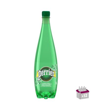 Perrier - Eau min rale naturelle gazeuse - 12 x 1L