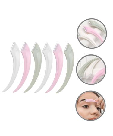 6th Meniscus Anti-Scratch Eyebrow Trimmer & 6-Piece Face Razor Set - Women's Face Hair Removal Tool for Flawless Brows & Cosmetics - Buy Online on GoSupps.com