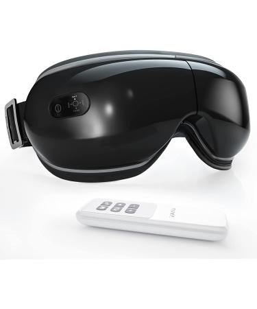 VANI Father Day Gifts Eye Massager with Heat Gifts for Dad/Mom Eye Massager for Migraines Eye Mask Massager Reduce Eye Strain Dark Circles and Dry Eyes Black