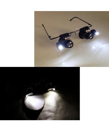 Magnifying Glasses Educational Hobby Magnifiers Glasses-Type Magnifying Glass with Lamp High-Time Clock Circuit Board Repair Antique Jewelry Identification Magnifying Glass Monocular - Buy Online on GoSupps.com