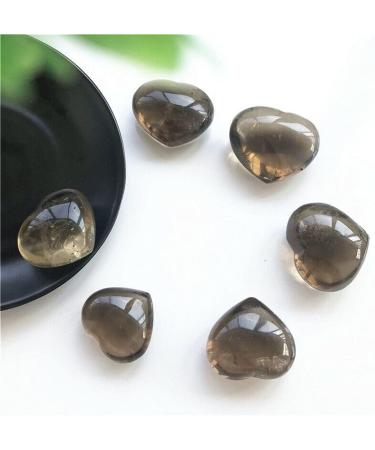 1pc Natural Beautiful Smoky Quartz Quartz Crystal Heart Decoration Natural Quartz Crystals Reiki Stone PEIQIYIN Stone Mineral Specimen - Buy Online on GoSupps.com