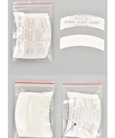 Whisverse 72Pc/Lot No-Shine Wig Tape Double Adhesive Hair Tape Strips Waterproof for Toupee/Lace Front Wigs Film Bonding - Buy Online on GoSupps.com