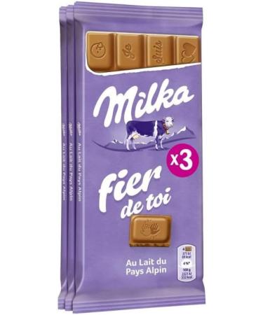 MILKA - Milk 3 X 100G - (Pack of 3) - Buy Online on GoSupps.com