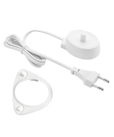 CAM2 toothbrush holder for charging electric toothbrushes holds 2 replacement brush heads replaces original charger