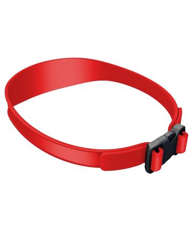 DMAIS Neck Shave Templates Silicone Soft & Non-Slip Curved Haircut Band Comfortable Washable Hair Trimming Band Guide Flexible Haircut Bands for Creating Skin Fade Guides & for DIY Haircuts Red