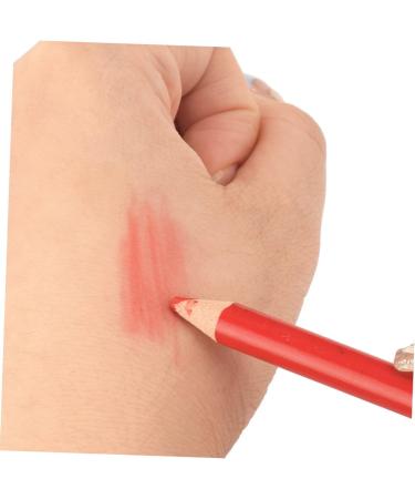 PLAFOPE 1 Set smudge proof eyebrow pencil red wood brow pencil dark brown eye brow pencil 1 count (Pack of 1) Red - Buy Online on GoSupps.com