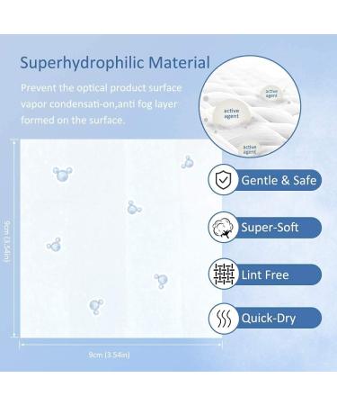 LifeArt Anti-Fog Lens Wipes - Pre-Moistened Cleaning Wipes for Eyeglasses Tablets Screens & Camera Lenses (120PCS Total - Buy Online on GoSupps.com