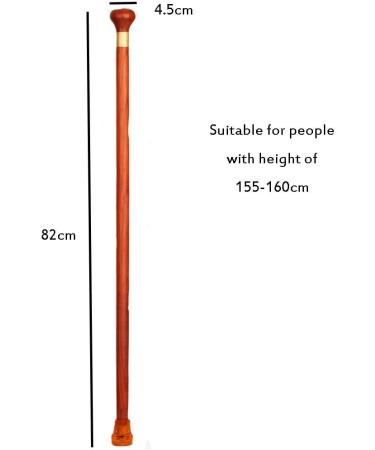 Adult Crutches Solid Wood Crutches Environmentally Friendly and Healthy African Rosewood Material Round Handle Ergonomic Design Light and Easy to Carry Interesting 85cm - Buy Online on GoSupps.com