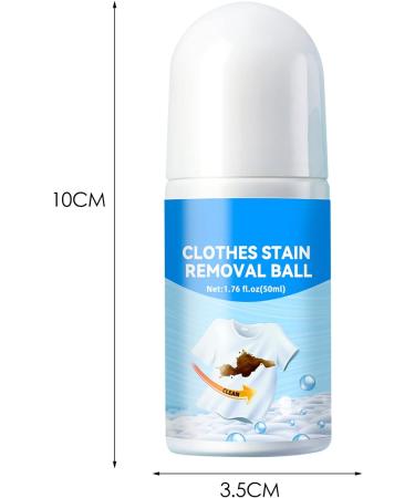Clothes Stain Remover-Roll Bead Design Magic Stain Remover Rolling Bead Ideal for Emergency Stain Removal Portable No-wash Instant Stain Remover Pen Stain Remover Roller-Ball Cleaner - Buy Online on GoSupps.com