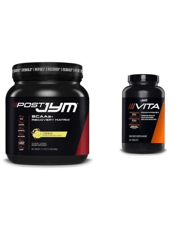 Post JYM Active Matrix - Lemonade & Vita JYM Multivitamin 60 Tablets Sports Recovery Bundle