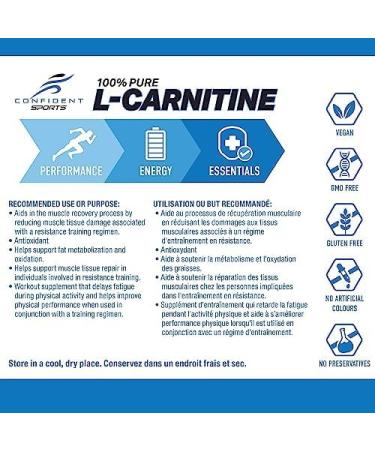 L-Carnitine Tartrate -120 Easy to Swallow Pre-Workout L-Carnitine Capsules to Help Aid Muscle Recovery Process Support Muscle Tissue Repair 40 Servings - Buy Online on GoSupps.com