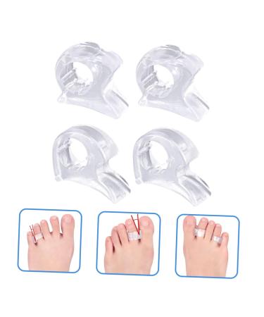 Lurrose Silicone Bunion Cushion Spacer - 4 Pairs Men's Gel Foot Care Tool for Women - Bunion Sleeve Separator - Buy Online on GoSupps.com