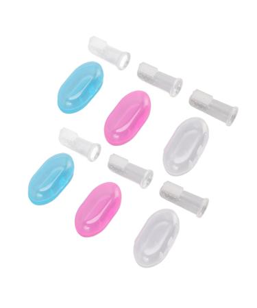 6-piece infant finger and baby toothbrush set for early oral hygiene training safe and gentle silicone