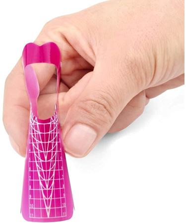 100pcs Pro Square Nail Form French Acrylic UV Gel Tips Extension Sticker | Manicure Tools - Buy Online on GoSupps.com