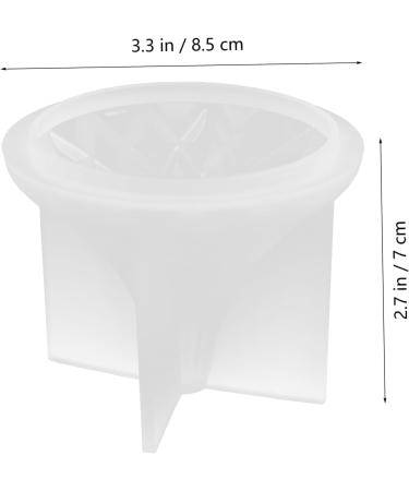 EXCEART 2pcs Storage Box Mold Lipstick Mold Silicone Mold Storage Case Organizer Mold Accessories Cake Mold 8.5X8.5X7CMx2pcs Pyramidx2pcs - Buy Online on GoSupps.com