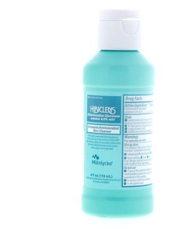 Hibiclens Antiseptic Skin Cleanser 4 oz Bottle - Pack of 5 | Effective Antimicrobial Solution - Buy Online on GoSupps.com