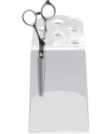 Salon Shear Holder Acrylic Rack Salon Shear Holder Clear Stylist Tool Rack 6 Holes Combs Storage Container For Barber Shop Home - Buy Online on GoSupps.com