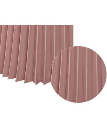 Sanahy Women's High Waist Pleated Midi Skirt | Elastic A-line Boho Style | Solid Pink XL - Buy Online on GoSupps.com