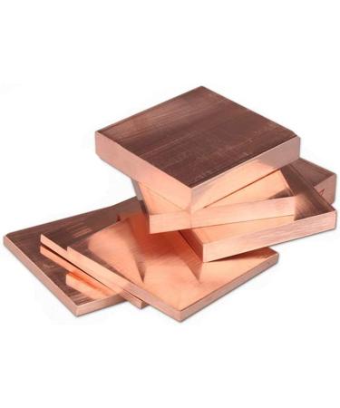 Jonoisax 99.9% Pure Copper Sheet - T2 Copper Flat Bar 20mm Width 20mm Thickness 20mm Length for International Shipping - Buy Online on GoSupps.com