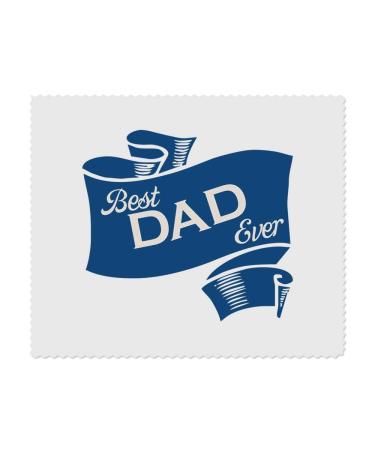 2 x "Best Dad Ever" Microfiber Lens/Glasses Cleaning Cloths (LC00022504)