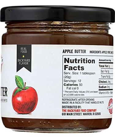 Backyard Food Co. Apple Butter - 8.5 oz Jar - Buy Online on GoSupps.com