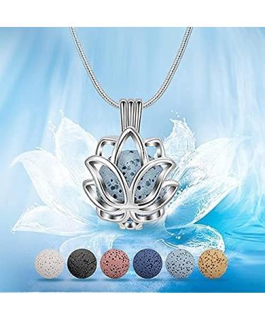 Infuseu Aromatherapy Necklace - Unique Vegan Essential Oil Jewelry for Women | 'I Miss You All the Time' Four-Pointed Star Gift - Buy Online on GoSupps.com