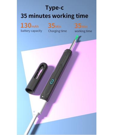 Ear Wax Removal Tool Camera Kit - LED Light 7 Picks Instant Cleaning for iPhone iPad Android - Hassle-Free Ear Cleaner - Buy Online on GoSupps.com