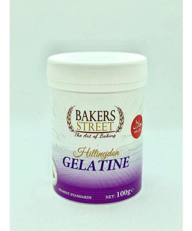 Bakers Street | HALAL | Beef Gelatin Powder 100g Tub | Premium Quality Product UK - Buy Online on GoSupps.com