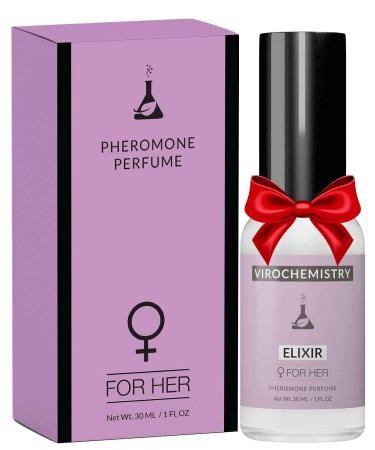 Pheromones For Women (Elixir) - Elegant Ultra Strength Organic Fragrance Body Perfume (1 Fl. Oz)