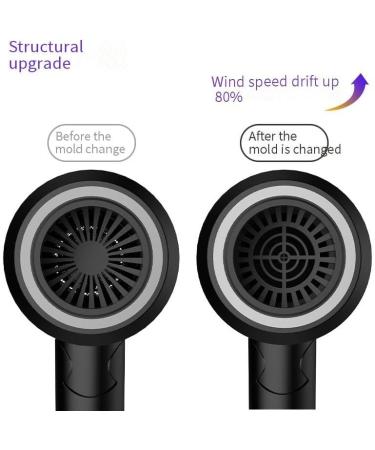 Rechargeable Wireless Portable Hair Dryer Mini Electric Travel Hair Dryer with USB Charging Port for Men and Women Black - Buy Online on GoSupps.com