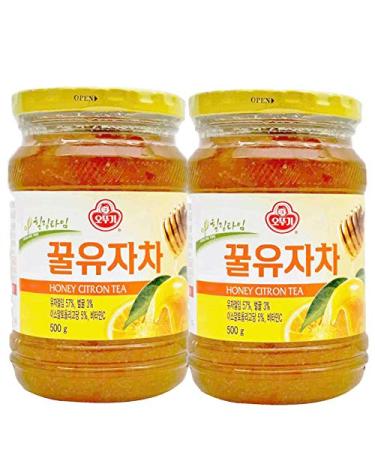 Yuzu Tea Lemon Honey 500g (2 bottles)