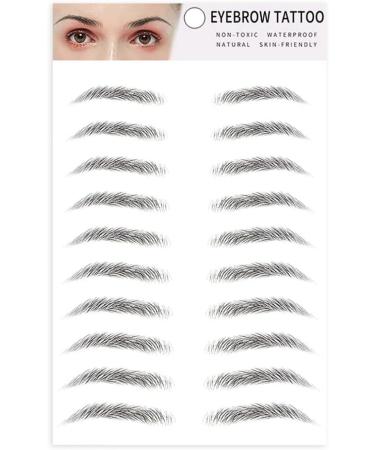 Eyebrow - Eyebrows Waterproof - Realistic Fake Eyebrows Waterproof And Long-Lasting Eyebrows Sticker Popular Brow Makeup Transfers Sticker Aviere ZE-007 - Buy Online on GoSupps.com