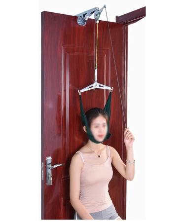 Over The Door Posture Corrector Over The Door Cervical Traction Overhead Traction Stretcher for Neck Shoulder Brace Head Pain Relief Medical Neck Stretcher Device Cervical Neck Traction Device Warm
