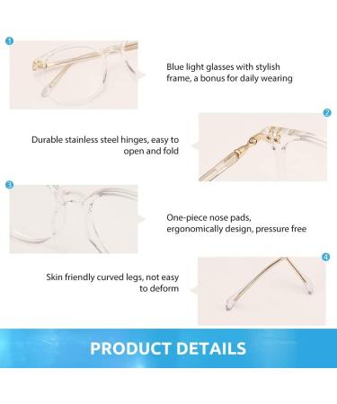 Firmoo Blue Light Blocking Glasses | Anti Glare Computer Gaming Eyewear for Men and Women | Non Prescription Blue Blocker Glasses with Clear Lenses - Buy Online on GoSupps.com