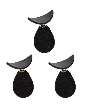 FOMIYES 3pcs Eye Shadow Stamp Makeup Stamp Crease Eyeshadow Girl Eyeshadow Stamp Mold Household 1 count (Pack of 1) Blackx3pcs