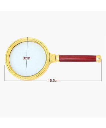 Magnifying Glasses Educational Hobby Magnifiers Portable Detachable Ultra-Clear Handheld Reading Magnifying Glass with Wiping Mirror Cloth Designed for The Elderly Group Students Comfortable - Buy Online on GoSupps.com