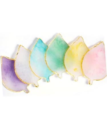 Buy Healeved Color Display Plate Makeup Palette - Nail Art Drawing Dish for Gel Resin & Manicure - 11.4x7.2cm White - International Shipping Available - Buy Online on GoSupps.com