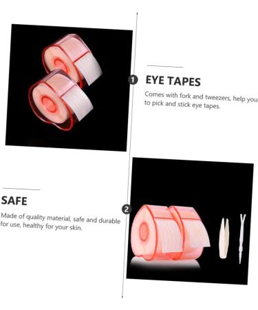 minkissy 4 Rolls Lace Double Eyelid Sticker Eyelid Strip Women Adhesive Double Eyelid Tape Double Double Eyelid Fiber Heart-shaped Lifting Belt - Buy Online on GoSupps.com